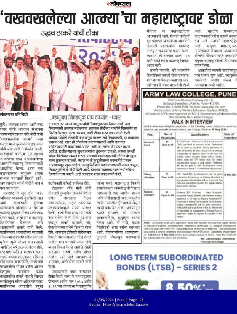 वखवखलेल्या आत्म्याचा महाराष्ट्रावर डोळा 