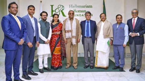 Supriya Sule-led delegation pays floral tribute to Mahatma Gandhi at Indian Embassy in Ethiopia