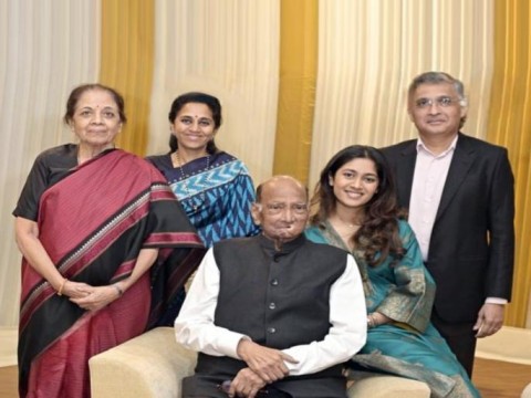 [Lokmat]“श्रमलेल्या बापासाठी लेक...”; शरद पवारांच्या वाढदिवसानिमित्त सुप्रिया सुळेंची खास पोस्ट