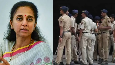 [TV9 Marathi]पोलीस प्रशासन नेमकं काय सिद्ध करु पाहतंय? सुप्रिया सुळेंचा जमावबंदीवरून खरमरीत सवाल