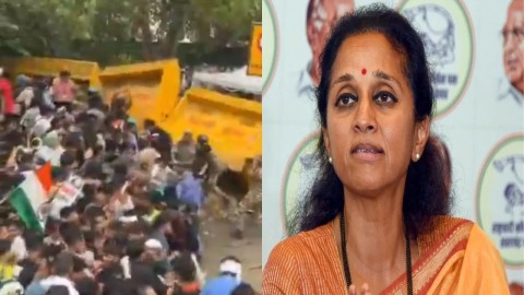 लोकांचा आवाज दडपण्याऐवजी तो ऐका… दिल्लीतील लाठीचार्जवरून सुप्रिया सुळे सरकारवर संतापल्या