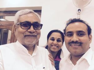 Nitish kumar & Rajesh Tope 